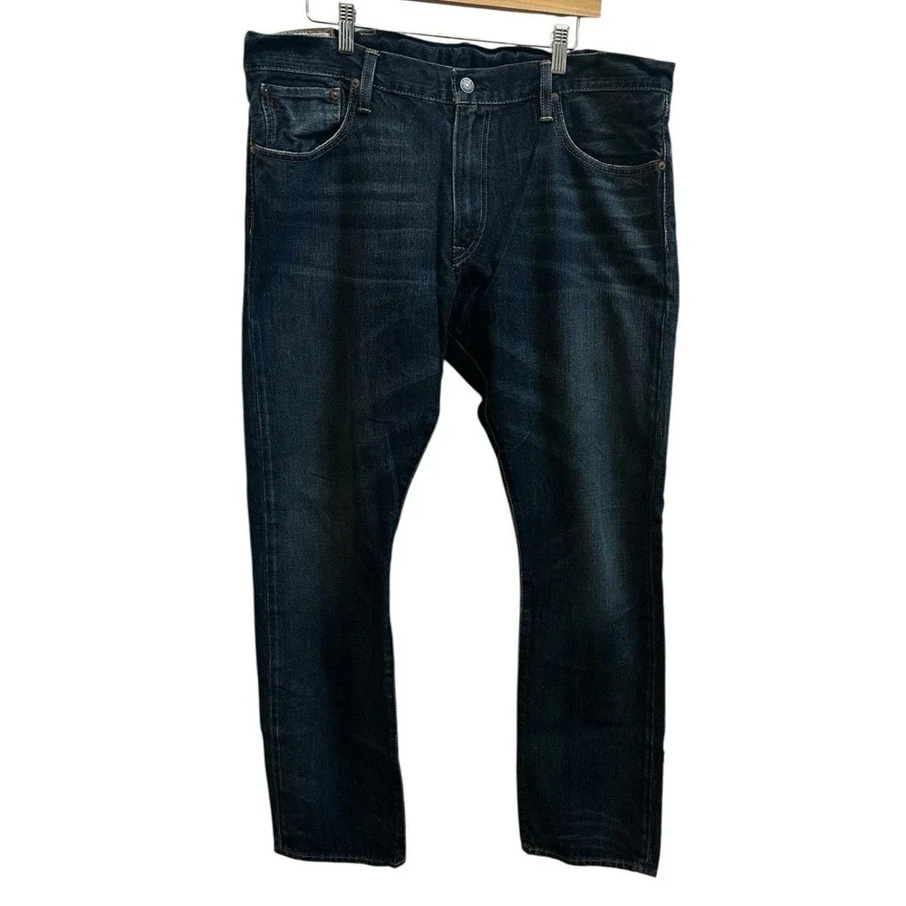Polo Ralph Lauren Mens‎ Jeans Morris Wash Varick Slim Straight Dungarees 38 X 32